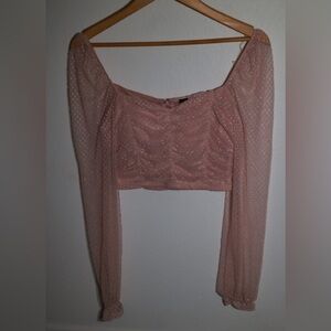 Windsor Blush Crop Top Size M